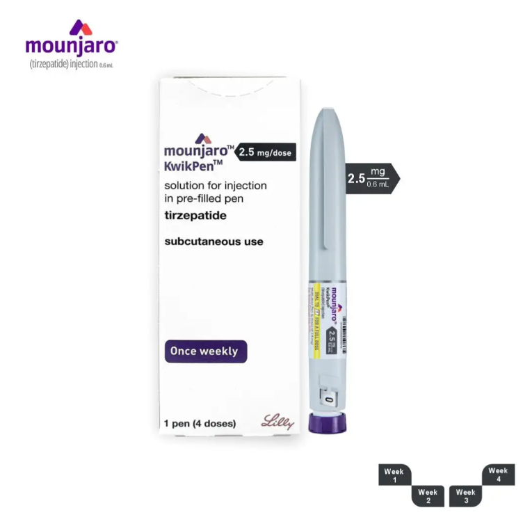 MOUNJARO 2.5MG/0.6ML KWIK PEN INJ. 4DOSE